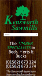 Mobile Screenshot of kensworthsawmills.co.uk